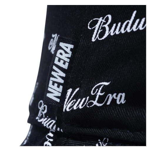 NEW ERA バケットハット Budweiser バドワイザー リバーシブル ブラックプリント/ラベルプリント - HIGH STRUT  MONSTER WEB SHOP