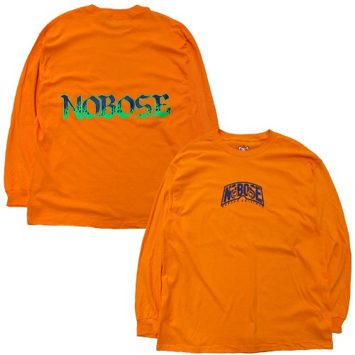 NOBOSE FIRE ロングスリーブTシャツ / オレンジ - HIGH STRUT
