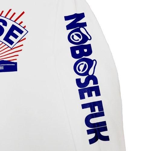 NOBOSE RISING SUN 7オンスロングスリーブTシャツ / ホワイト - NOBOSE