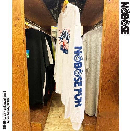 NOBOSE RISING SUN 7オンスロングスリーブTシャツ / ホワイト - NOBOSE
