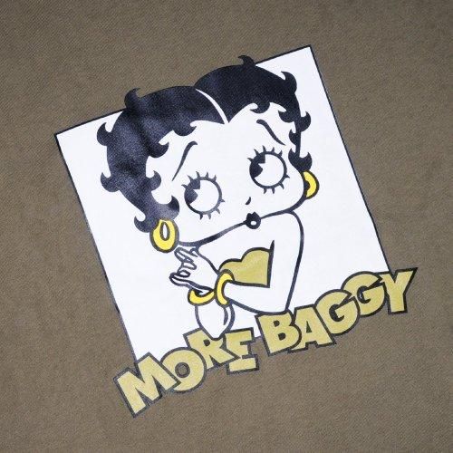 ★希少★激レア★MARSマーズ ベアトップワンピース Betty Boop ♡ MORE BAGGY × BETTY BOOP COLLABORATION Tシャツ / カーキ