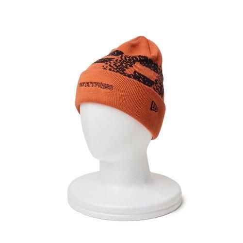 NEW ERA ベーシック カフニット SHINKNOWNSUKE FAT CUT PRESS バーント