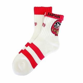 ching&coå / "Japan Daruma Short" Socks