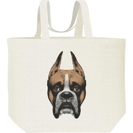 ボクサー 犬 の顔 キャンバスバッグl M Y D Sプリント工房 ボクサー 犬 の顔 キャンバスバッグl M Y D Sプリント工房