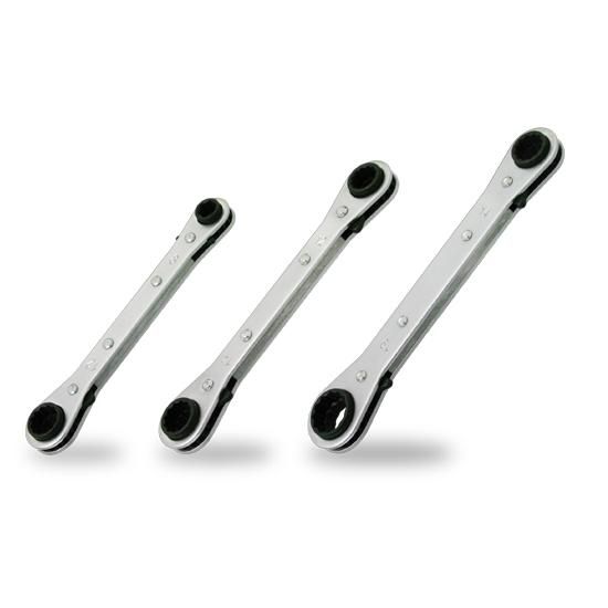 RS-120/RS-121/RS-122 板ラチェットレンチ 全3サイズ 1本で4 RS-120/RS-121/RS-122 板ラチェットレンチ 全3サイズ 1本で4