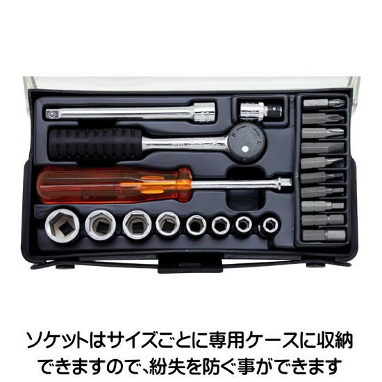 日本製の確かな品質 No.1422 22PCソケットレンチ ビットセット