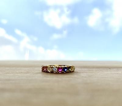 【ナワラタナ 】シルバーリング マルチストーン 御守り ナワラタナ 】シルバーリング マルチストーン 御守り - メルカリ