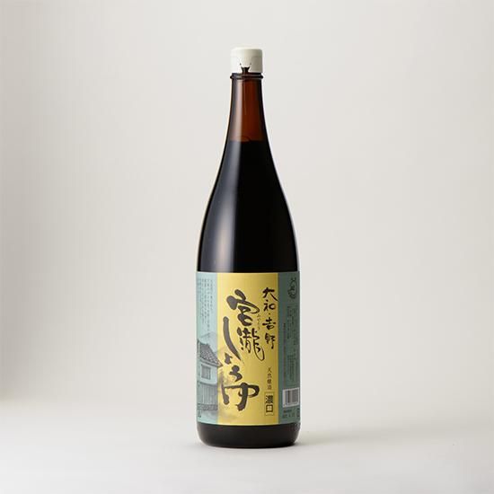 しょうゆ太郎出品です 宮滝しょうゆ 天然醸造 濃口 1.8L ※箱代あり - 梅谷醸造元