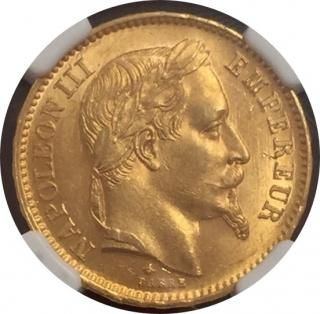 1868A FRANCE G20FMS63