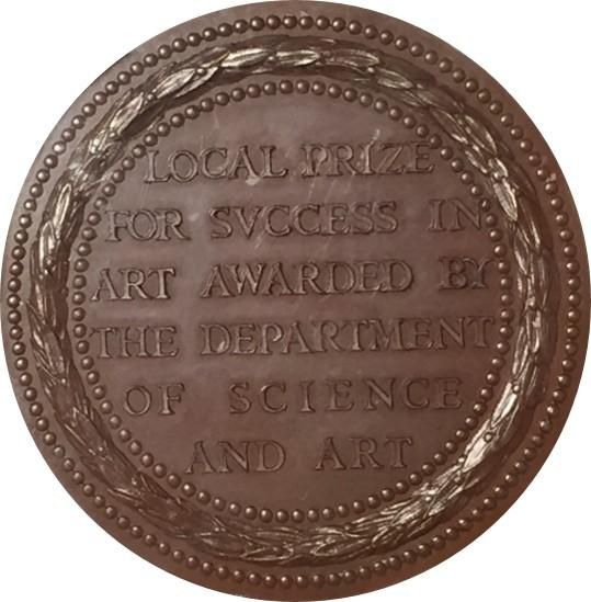 1856 Great Britain Eimer-1511 Bronzed AE Medal【SP64