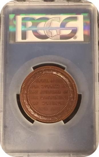 1856 Great Britain Eimer-1511 Bronzed AE Medal【SP64