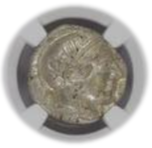 ATTICA, ATHENS c.440-404 BC AR Tetradrachm(17.22g) obv Athena rv owl, olive spray, moonMS 5/5