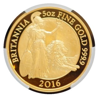 2016年 英国 ブリタニア 500ポンド プルーフ金貨 PR68 DCAM