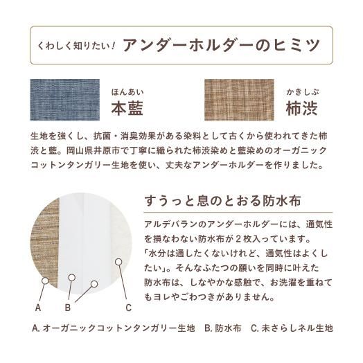あるでばらん 布ナプキン小判スタートセット 染め ｜おいしい手
