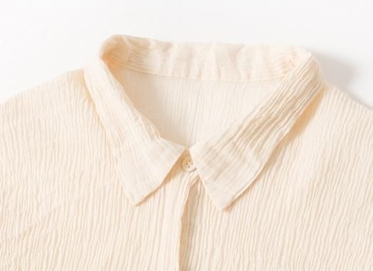 PRISTINE 楊柳ロングシャツ / オーガニックコットン おいしい手