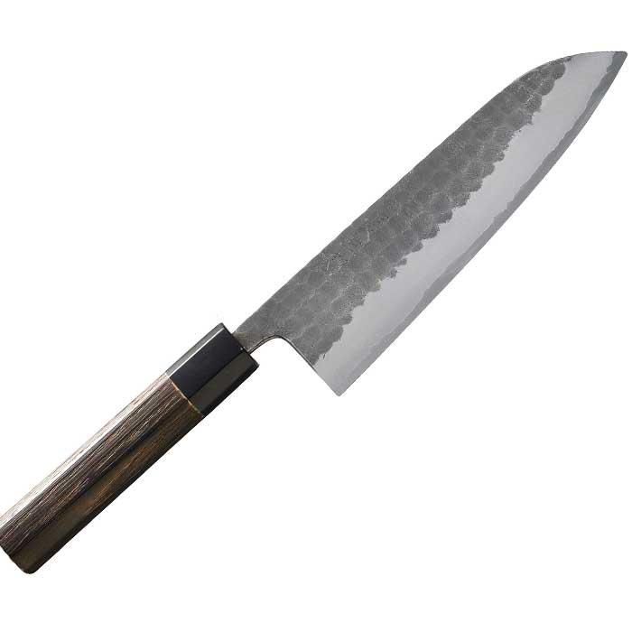長三郎 ステンレス 三徳包丁180mm 槌目八角柄 長三郎 ステンレス 三徳包丁180mm 槌目八角柄