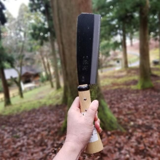 鋼付地型鉈（ナタ）180mm | 片刃仕様 - 馬場長金物本店｜燕三条