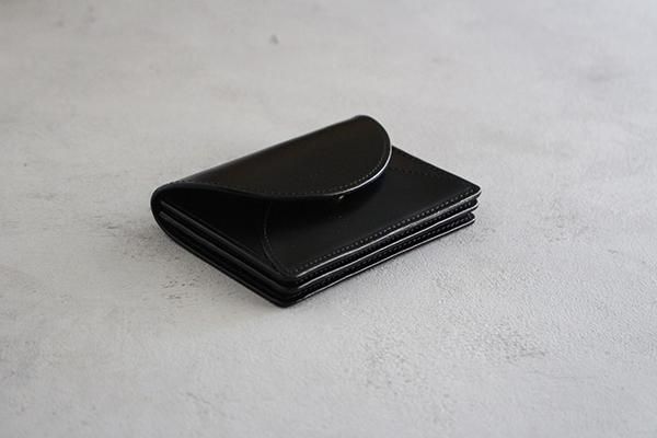 イロセ　 コンパクト財布 黒 irose - 【再販売通知受付可能】Paper Short Wallet | ACRMTSM
