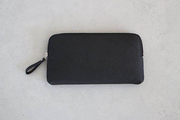  STUDIO LA CAUSE  スタジオラコーズ  内縫いラウンドファスナー財布 （L）BLK/ブラック