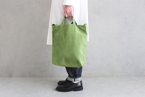 TOKYO LEATHER FACTORY （トウキョウレザーファクトリー）洗える革の2WAYショルダーバッグ グリーン  / Washable 2way Shoulder Bag
