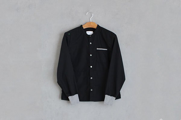 motone  ユニセックス マルチポケットシャツ 2nd （黒×灰）S・M・L 【WEB限定受注商品・2週間後以降の発送 】