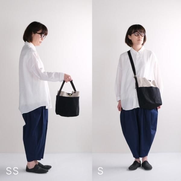 NIZYU KANO / にNIZYU KANO / にじゅうかのう BLACK&LINENワンショルダーバッグじゅうかのう
