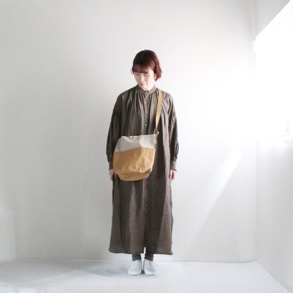 NIZYU KANO / にじゅうかのう BLACK&LINENワンショルダーバッグ