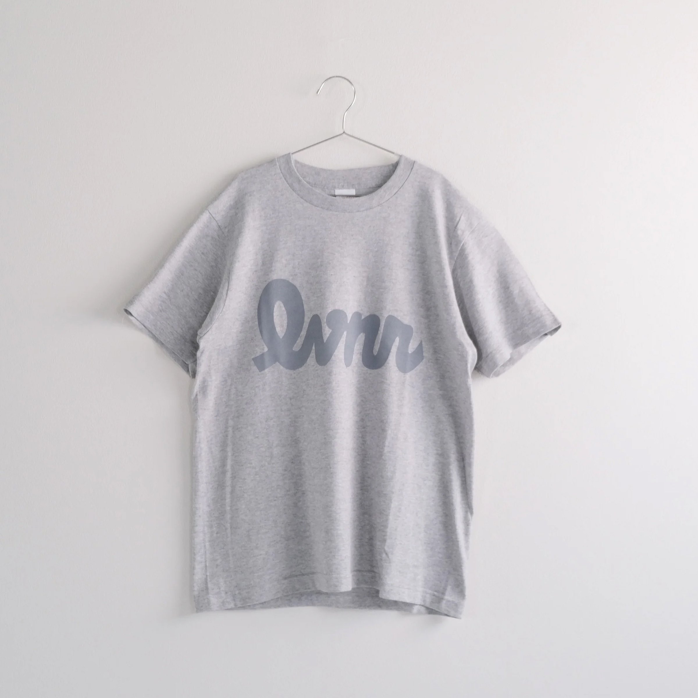 6JUMBOPINS「レバニラ(lvnr) 」Tシャツ　通常/小盛（杢グレー×グレー）【受注製作品・3週間後の発送】
