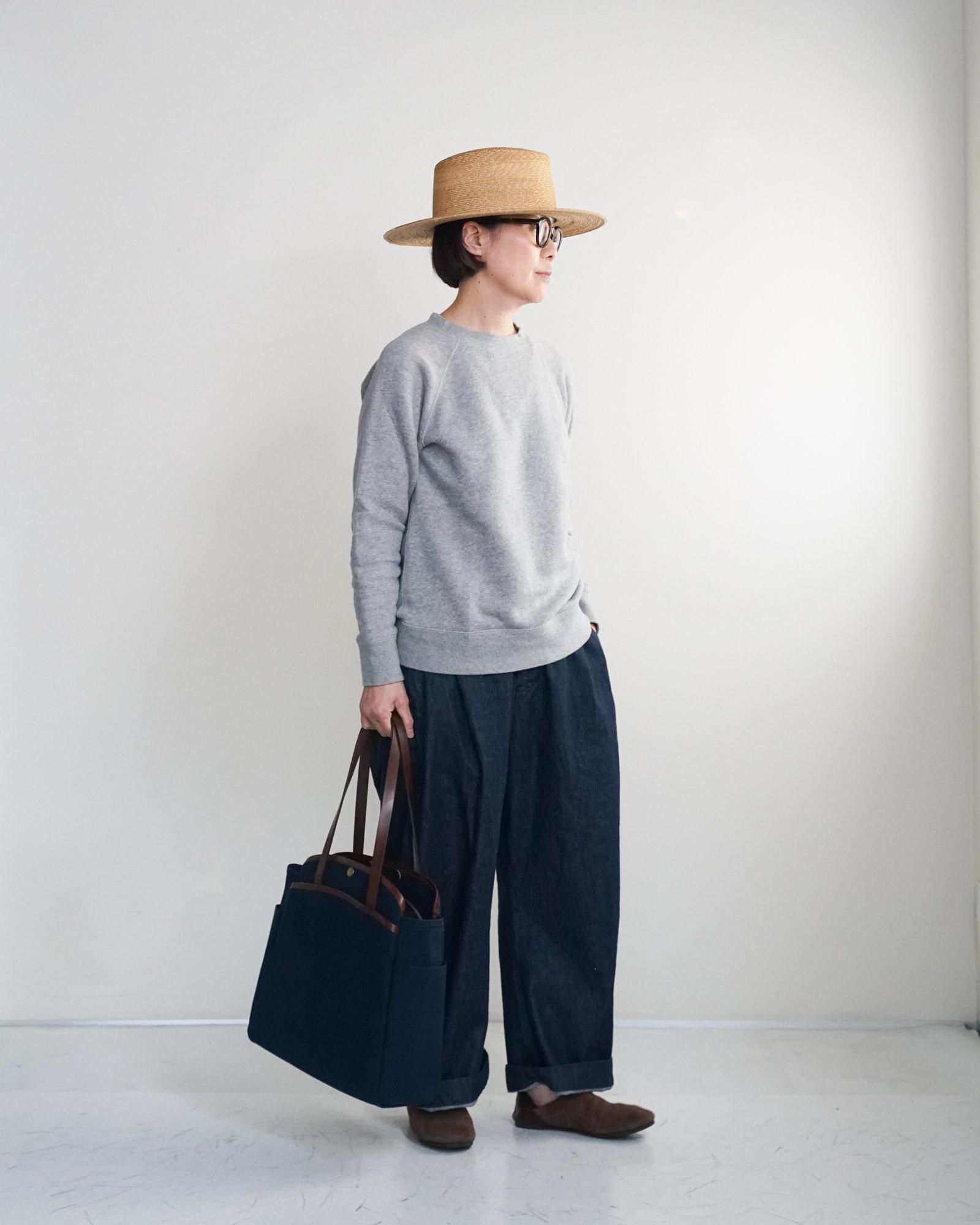 sasanqua by trees デニムバナナトラウザー カタカナ別注《再