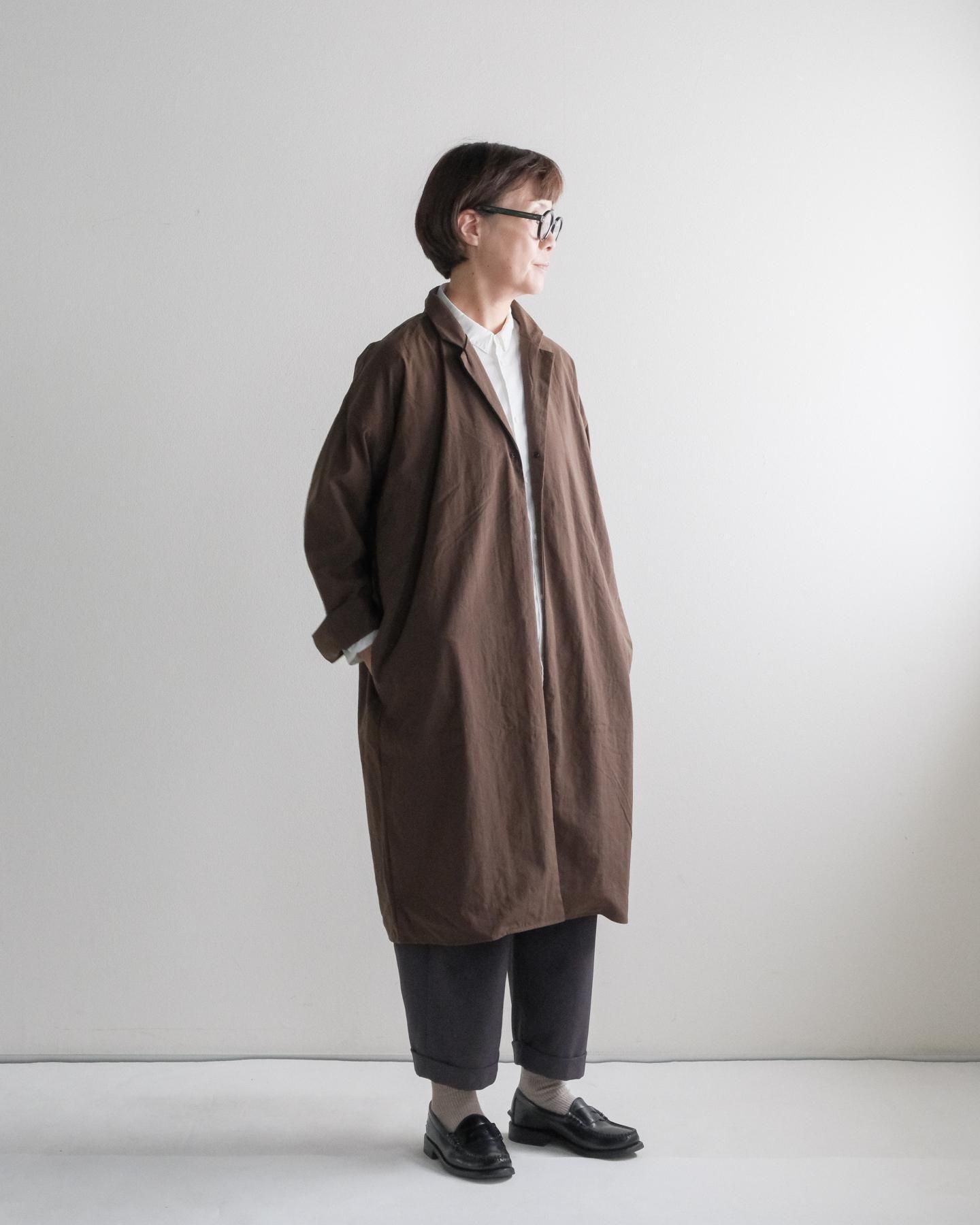 MUYA ムヤ　リバリーコート テーラードカラー(ナイロン) 7d6c82344b3a4e966d1c7bbb4fc883