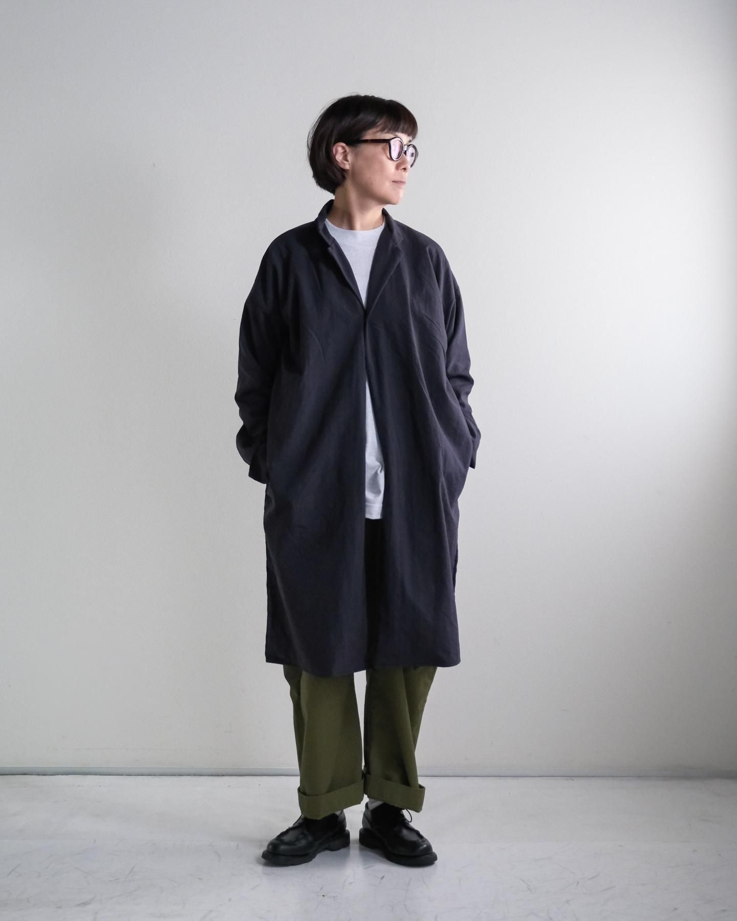 ムヤ MUYA コットンナイロン リバリーコート テーラードカラー カーキ 183182520_o9.jpg?