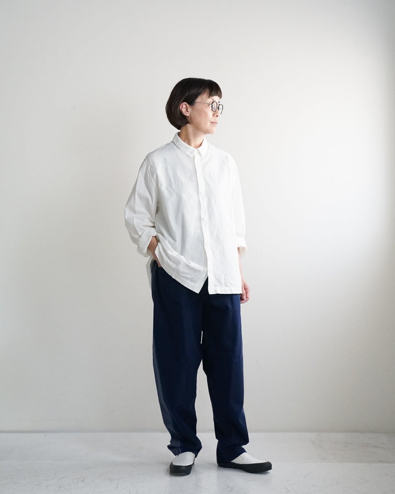 うなぎの寝床 久留米絣のもんぺ Farmers' MONPE トラックパンツ