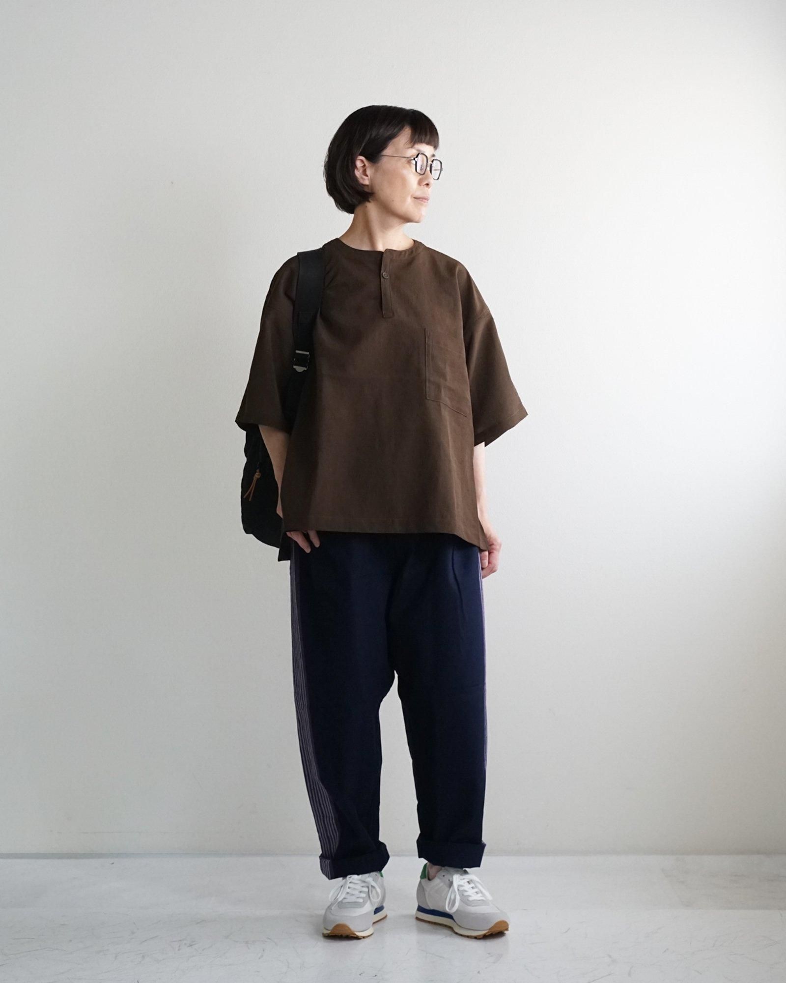 うなぎの寝床 久留米絣のもんぺ Farmers' MONPE トラックパンツ うなぎの寝床 久留米絣のもんぺ Farmers' MONPE トラックパンツ
