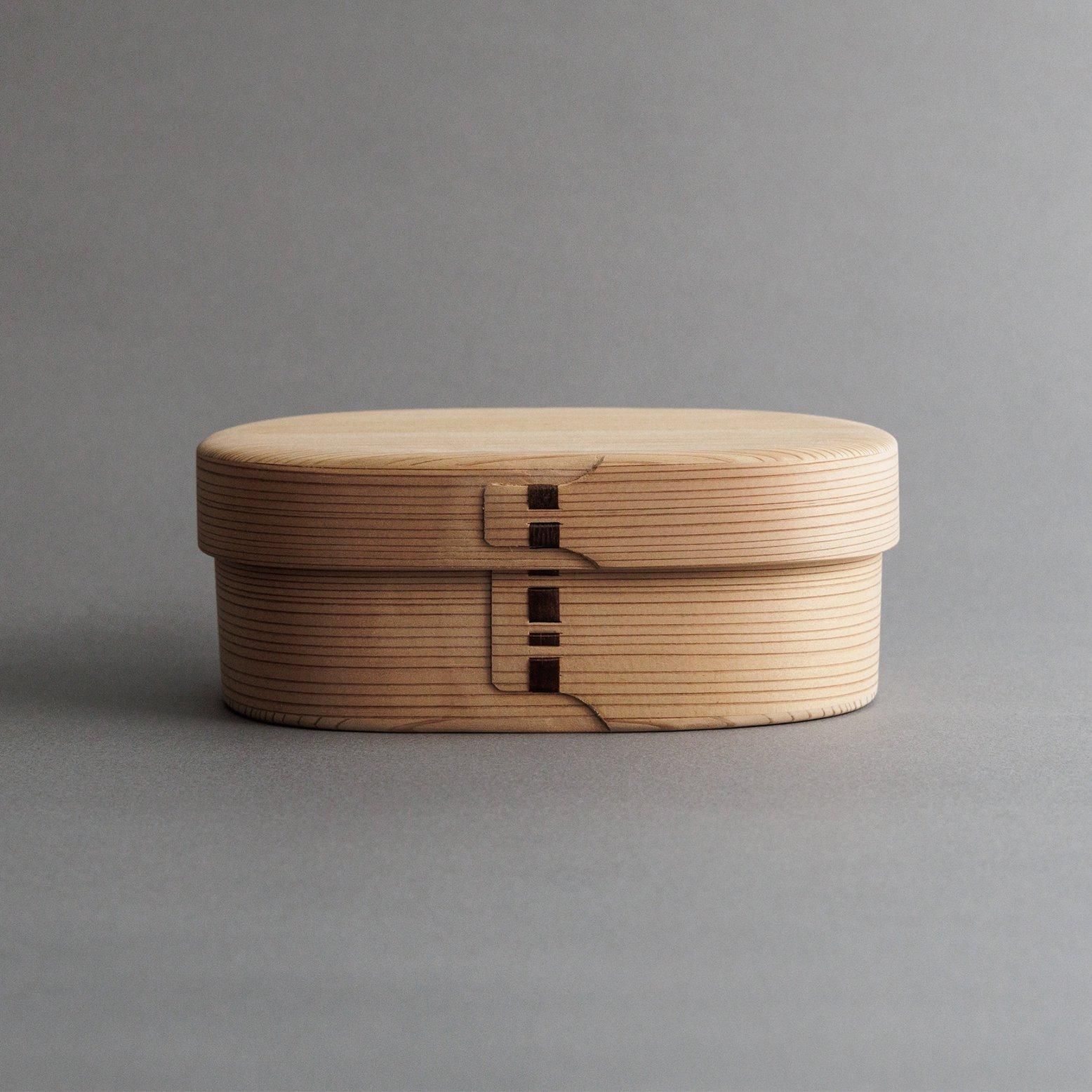 柴田慶信商店 曲げわっぱ おむすび弁当箱 (小・中) - katakana