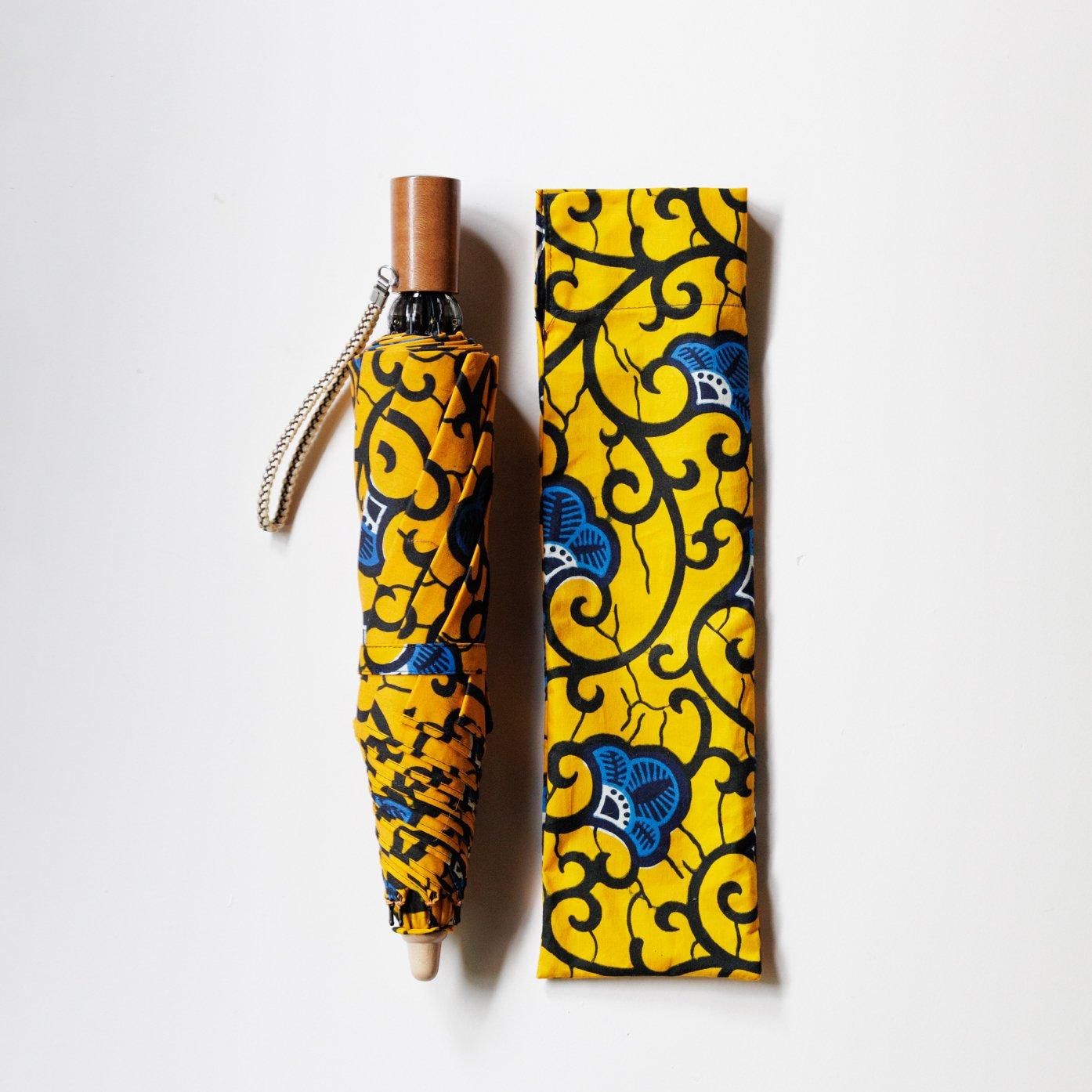 sun mi サンミ　50センチ×８本骨　晴雨　アフリカンバティック sun mi サンミ50センチ×8本骨晴雨アフリカンバティック