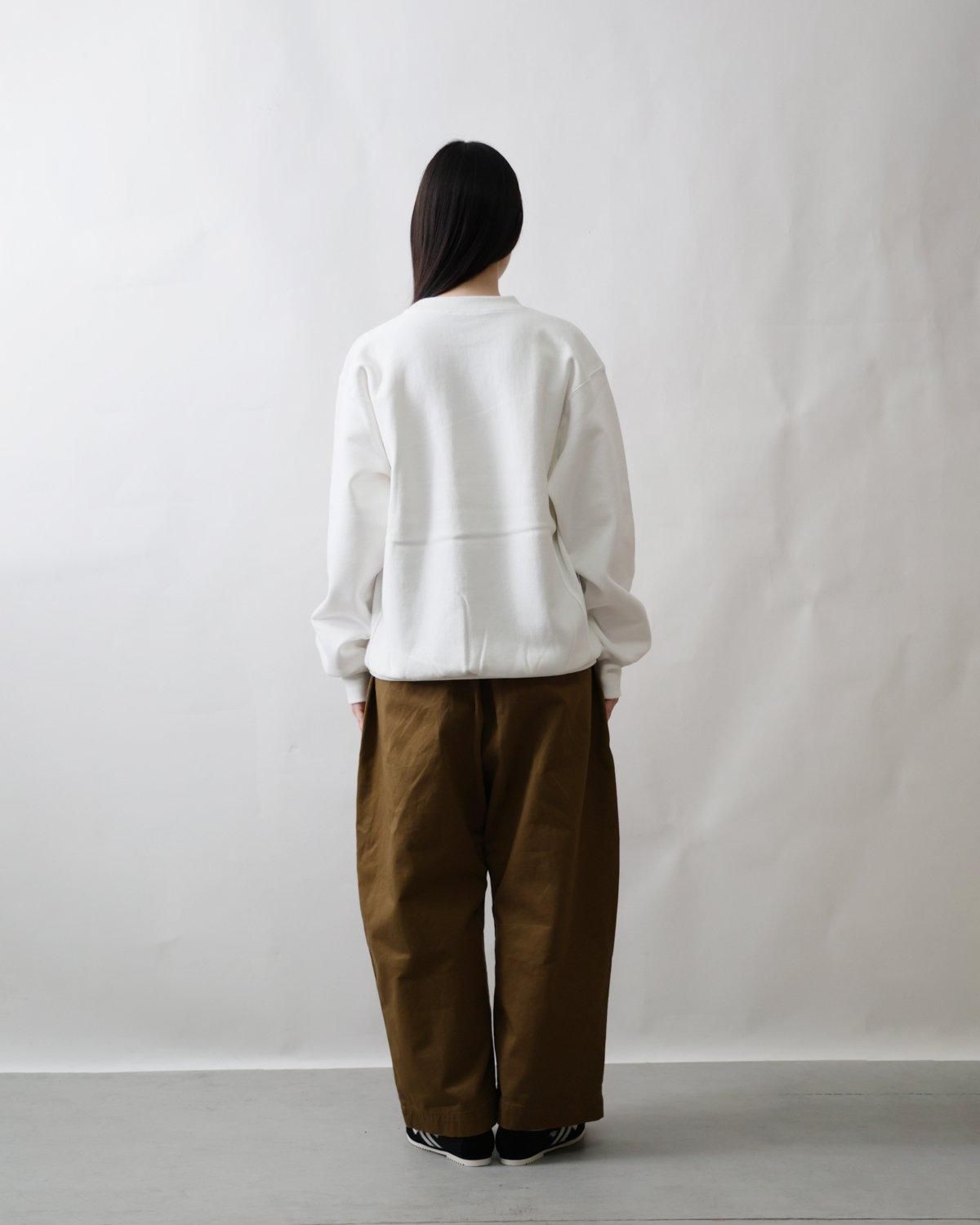 6JUMBOPINS notoトレーナー (ホワイト×ブラック) 【受注製作品・12