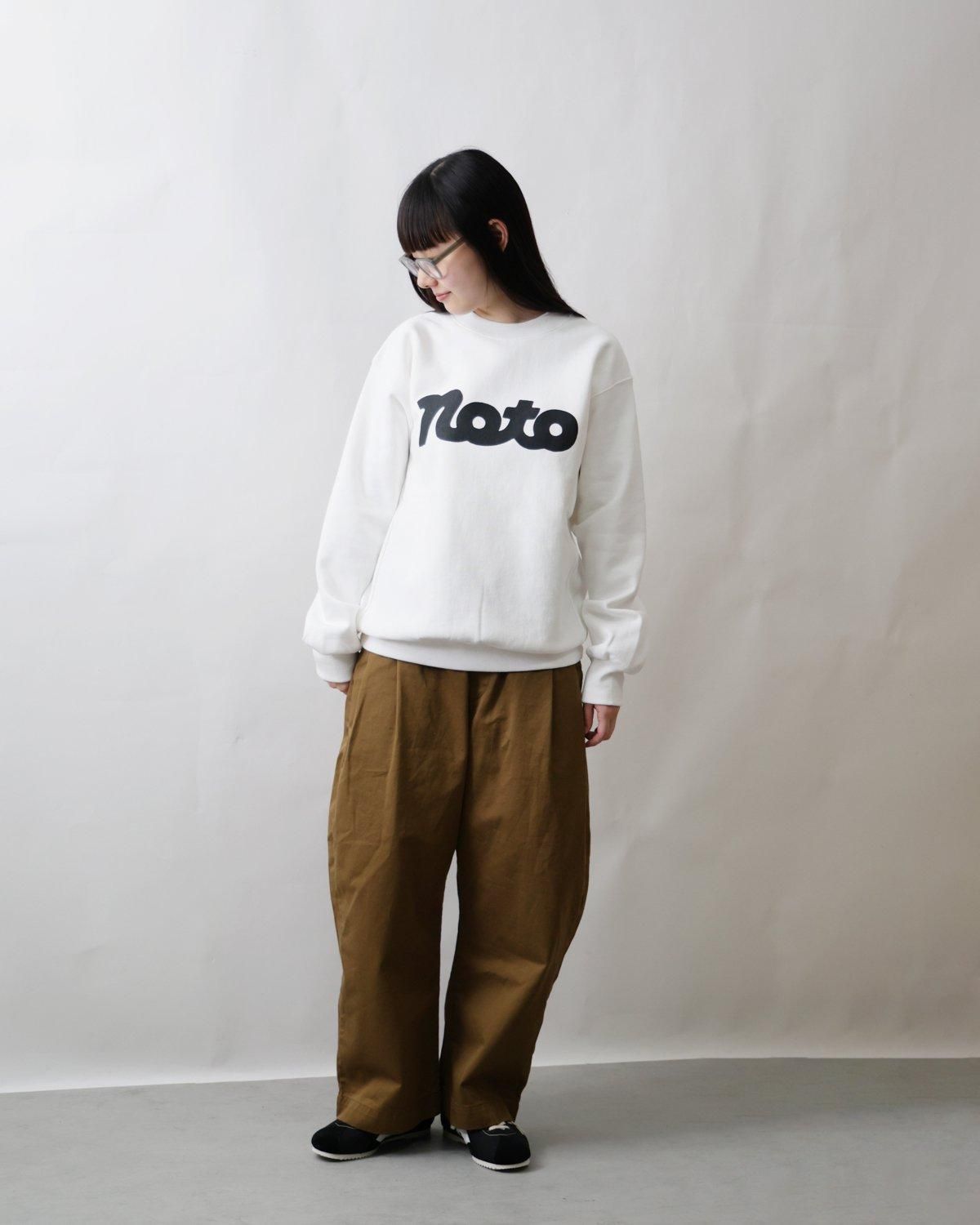 6JUMBOPINS notoトレーナー (ホワイト×ブラック) 【受注製作品・11