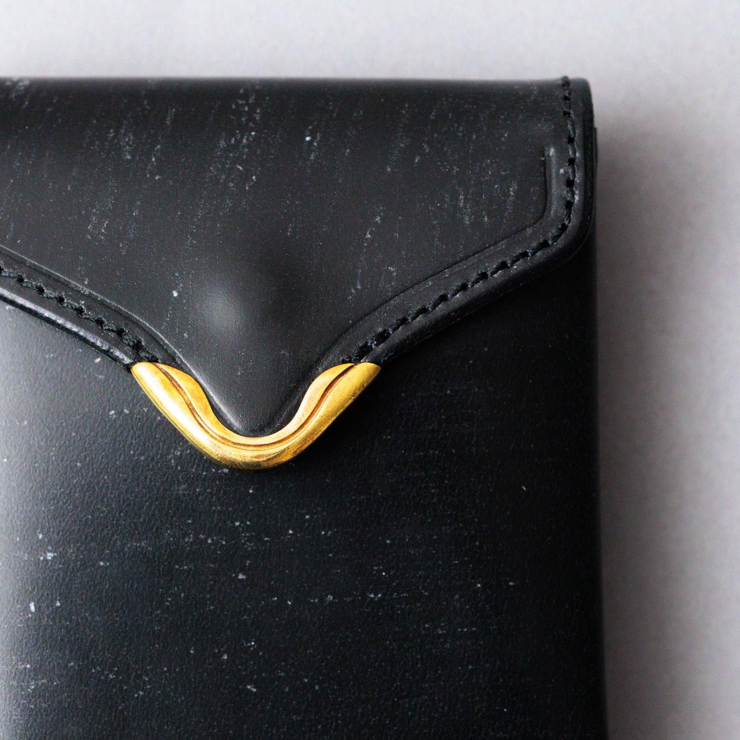 池之端銀革店 Cramp (UKブライドルレザー) ギャルソンスリム