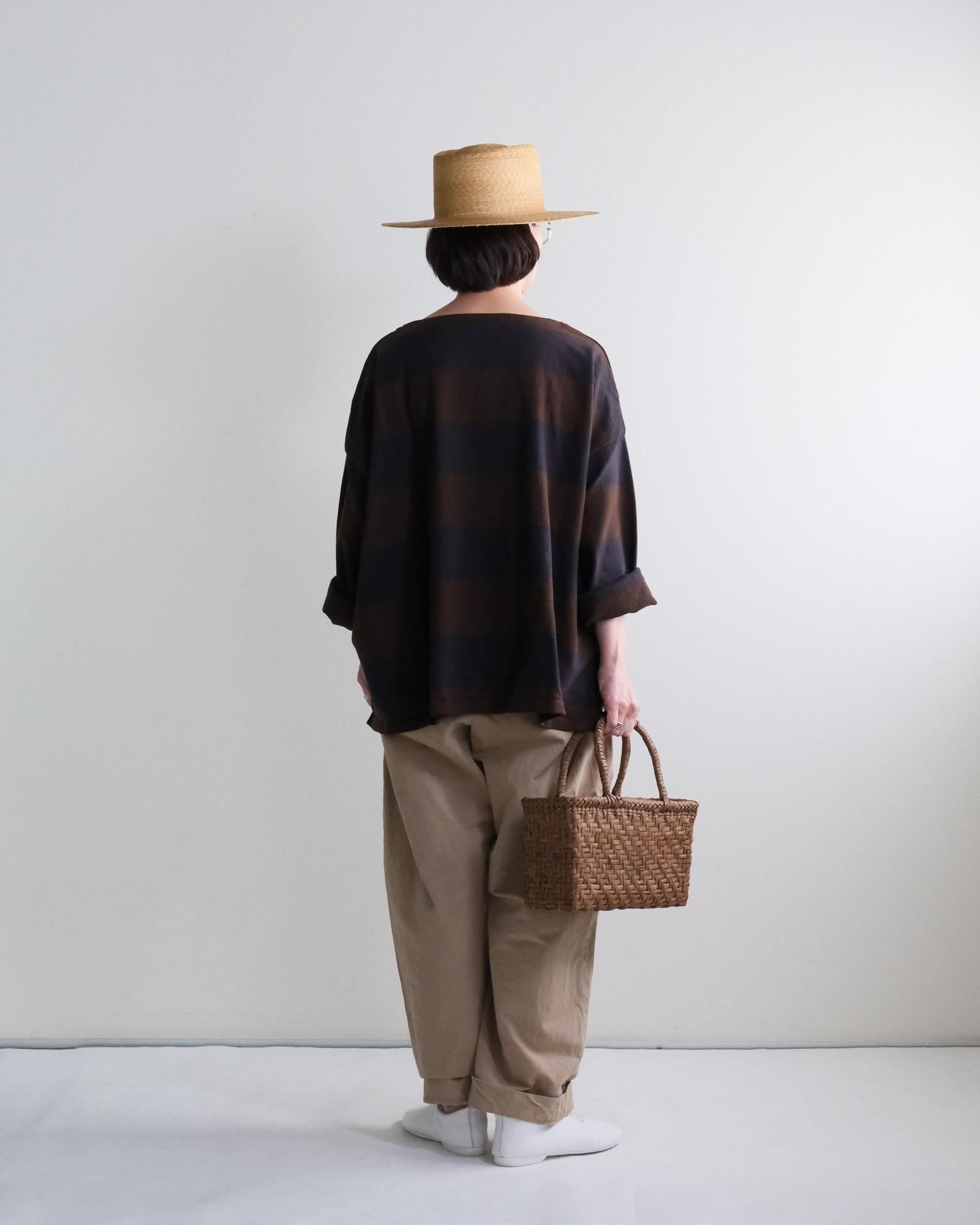 宮本工芸 山ぶどうの籠 角型ロータイプ アジロ編 からみ手