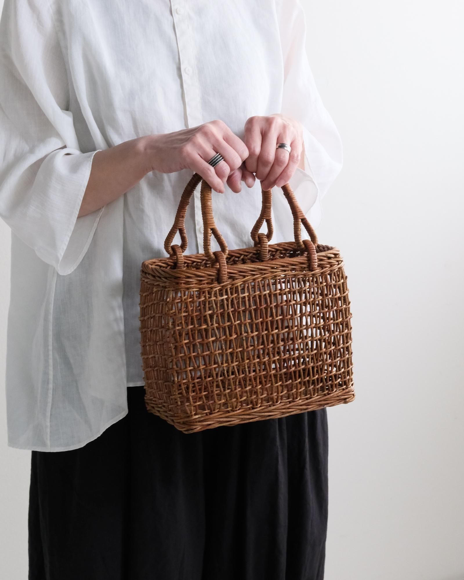 宮本工芸 あけびの籠 駒型 細目こだし編 小【予約商品・9/10頃の
