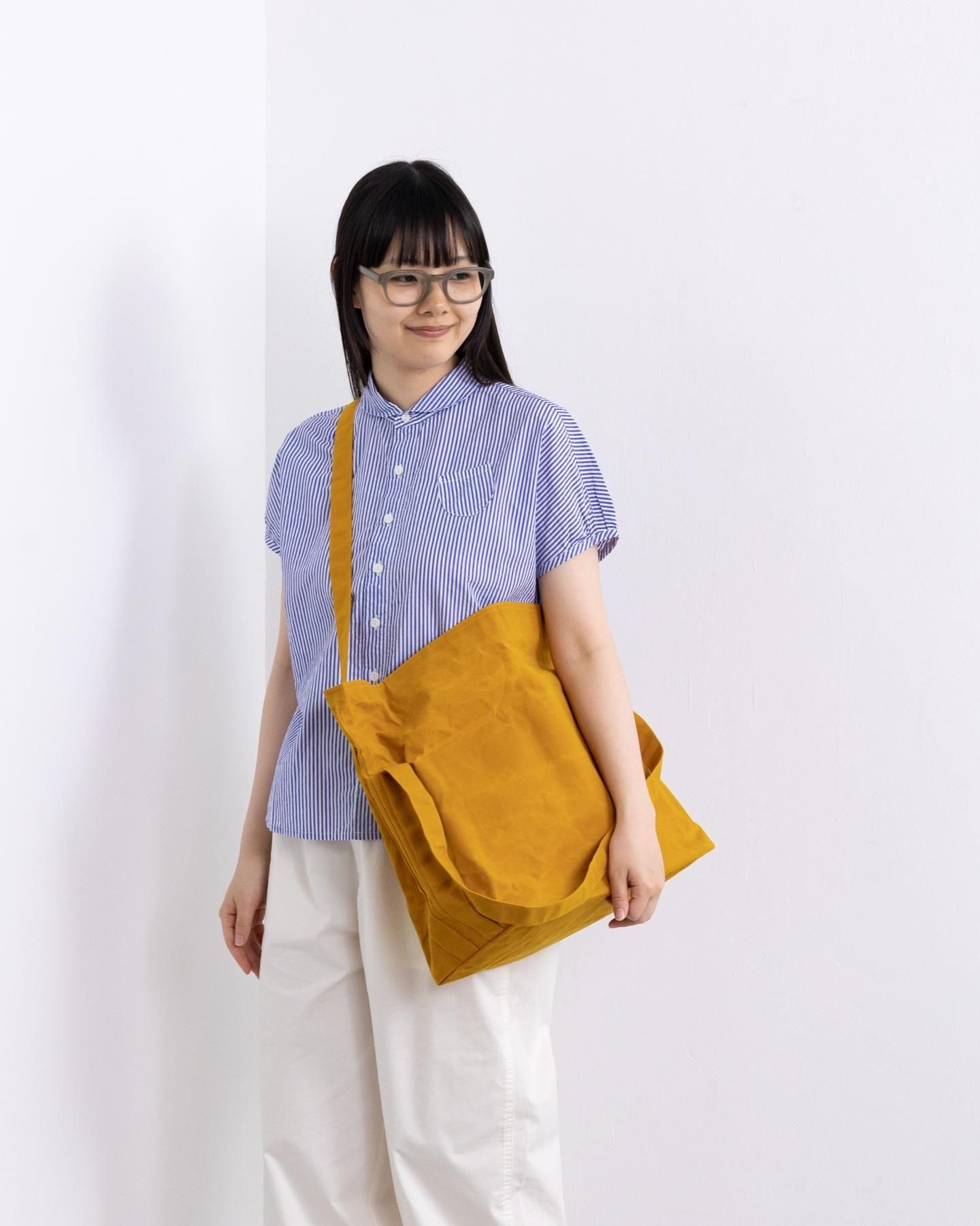 新品　irokichi バッグ　黄色と青 ichimaruniのバッグ展 - katakana - カタカナ（日本のカッコイイ
