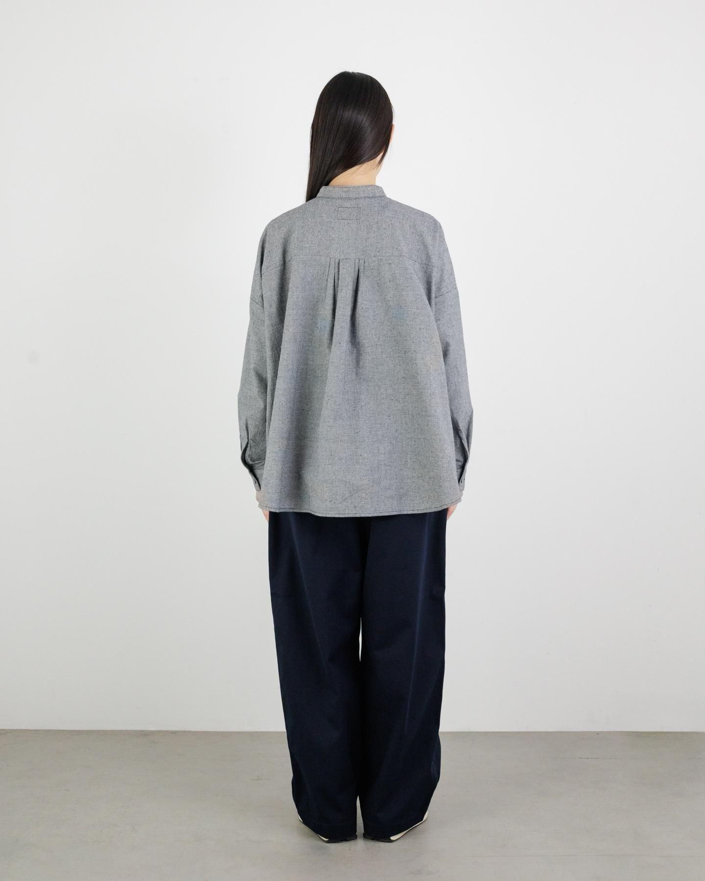 ☆未使用オールド漂う商品◆Shakespeare1409-165 sasanqua by trees ブーレットノイルワークオーバーシャツ AN