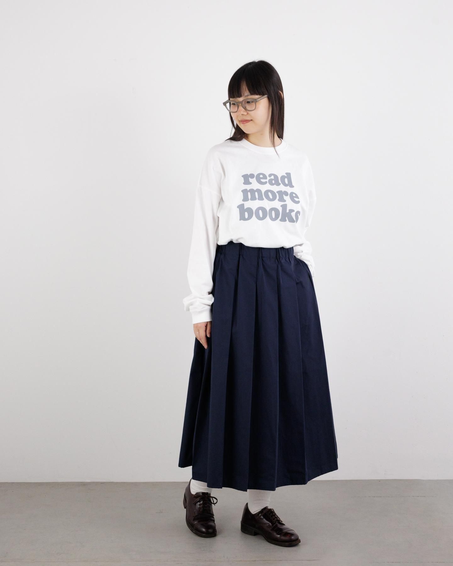 28リーヨプロフ読んでね　1104545 6JUMBOPINS read more books ビッグシルエットロングスリーブT