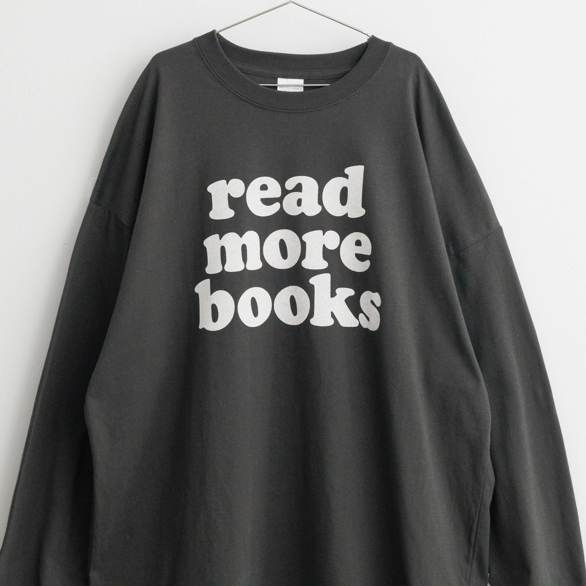 6JUMBOPINS read more books ビッグシルエットロングスリーブT