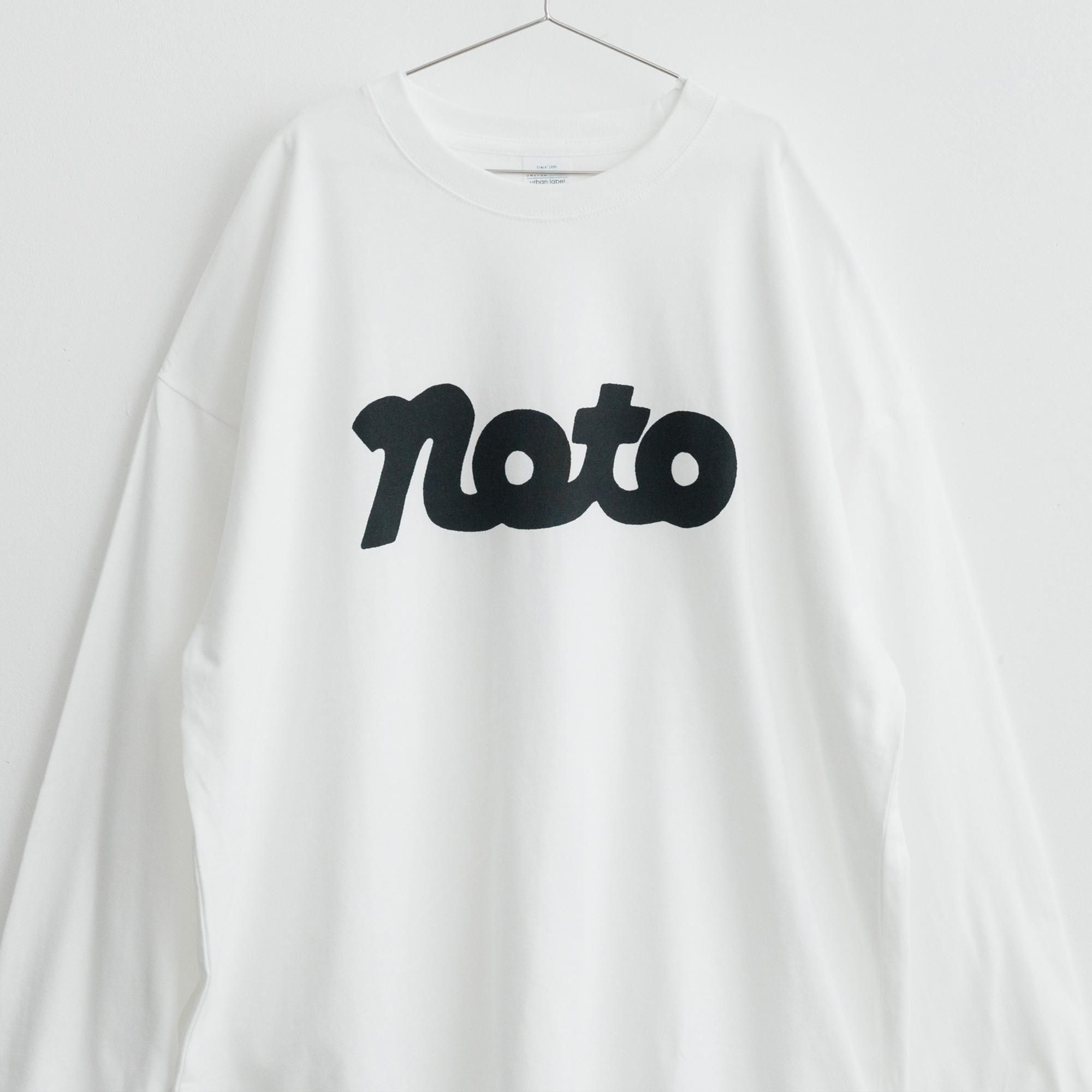 6JUMBOPINS noto ビッグシルエットロングスリーブTシャツ (ホワイト