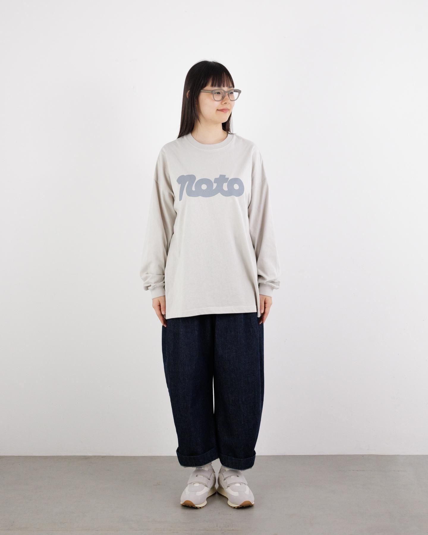 6JUMBOPINS noto ビッグシルエットロングスリーブTシャツ (フロスト