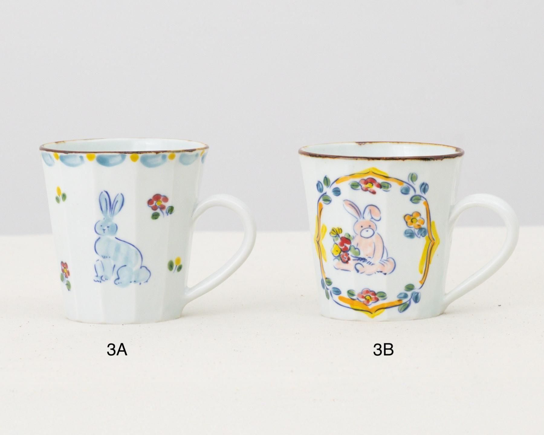 TATA pottery studio マグカップ うさぎ (3) ◎WEB限定【10/13