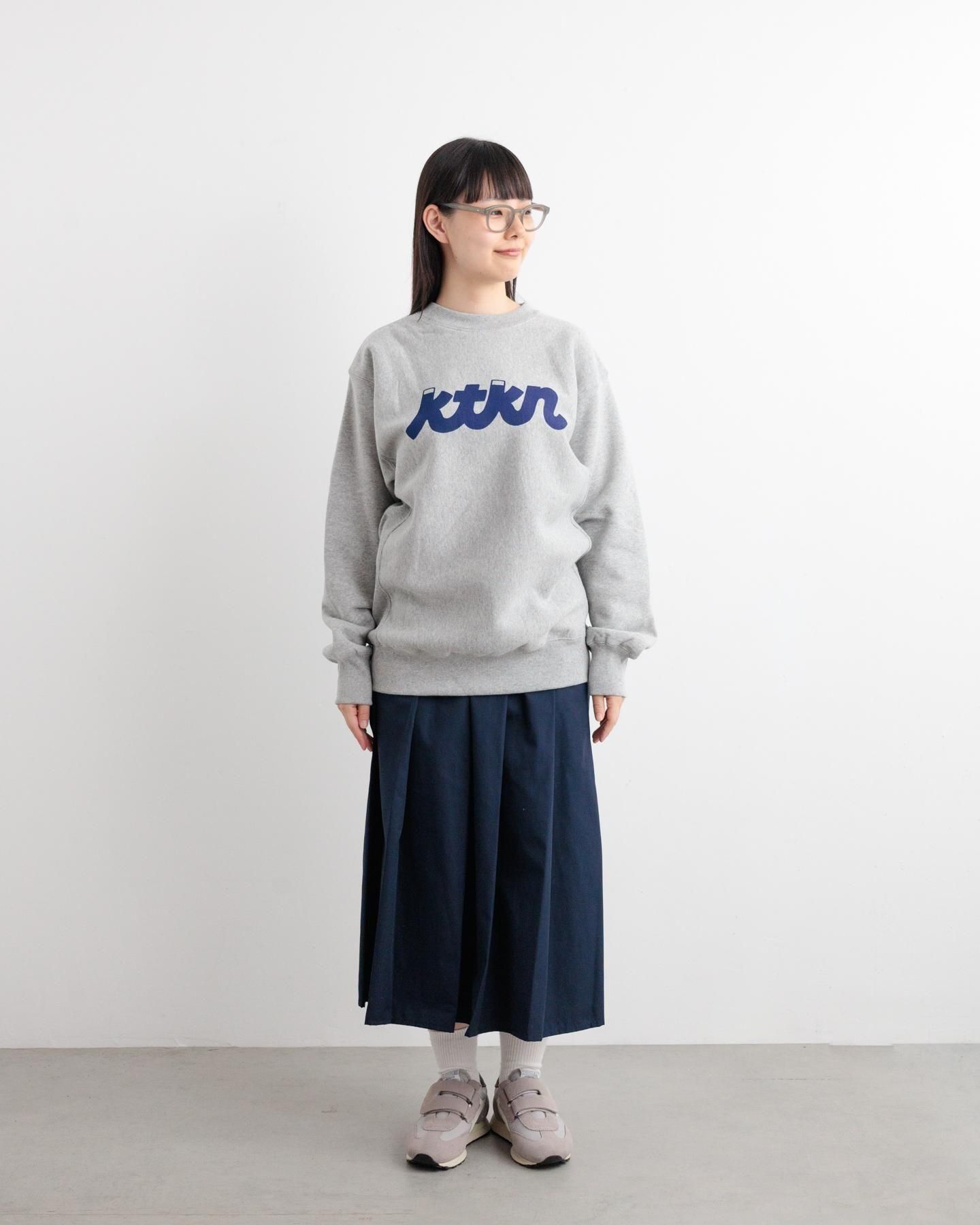 6JUMBOPINS ktknトレーナー (ミックスグレー×ネイビー) 【15周年記念