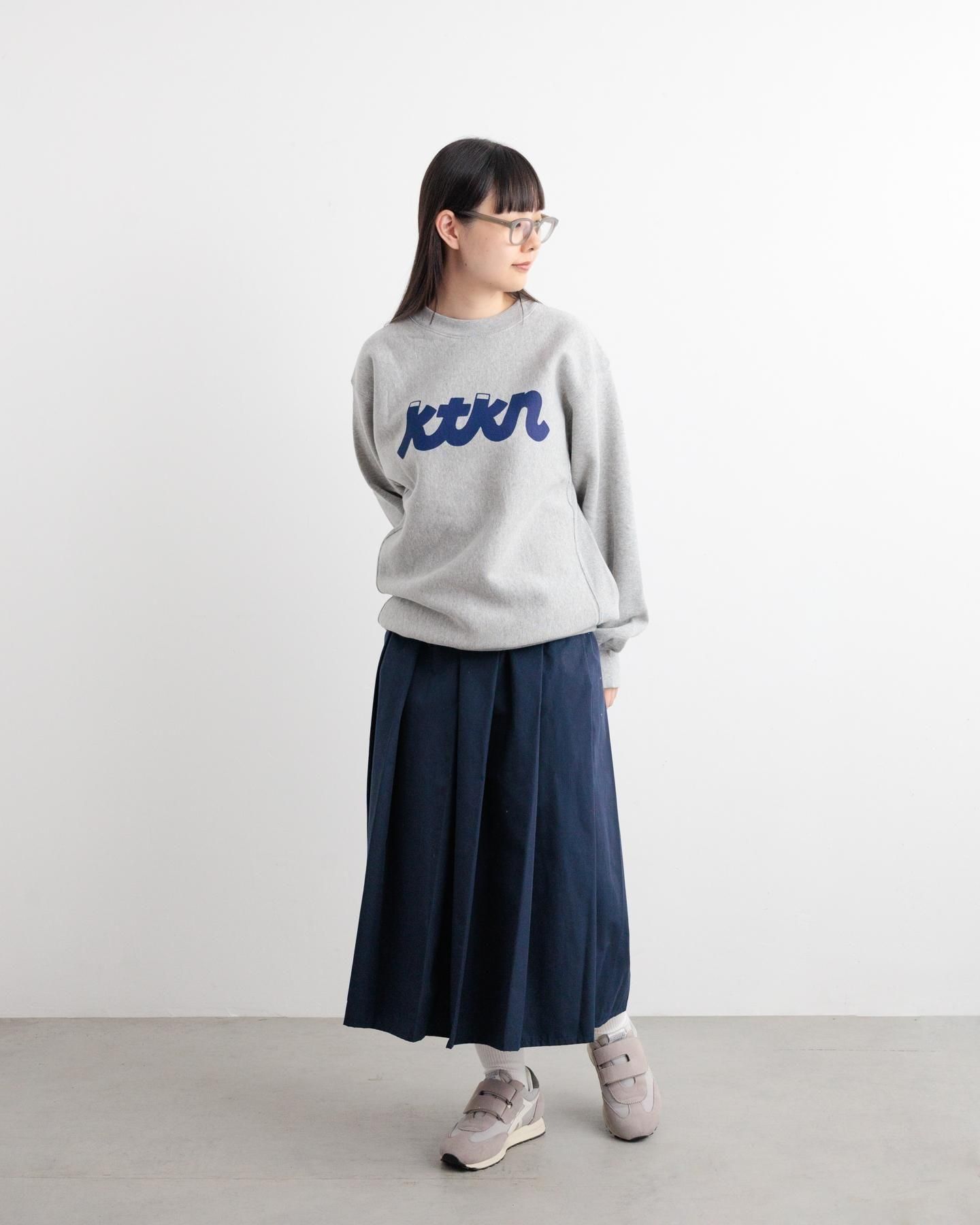 6JUMBOPINS ktknトレーナー (ミックスグレー×ネイビー) 【15周年記念
