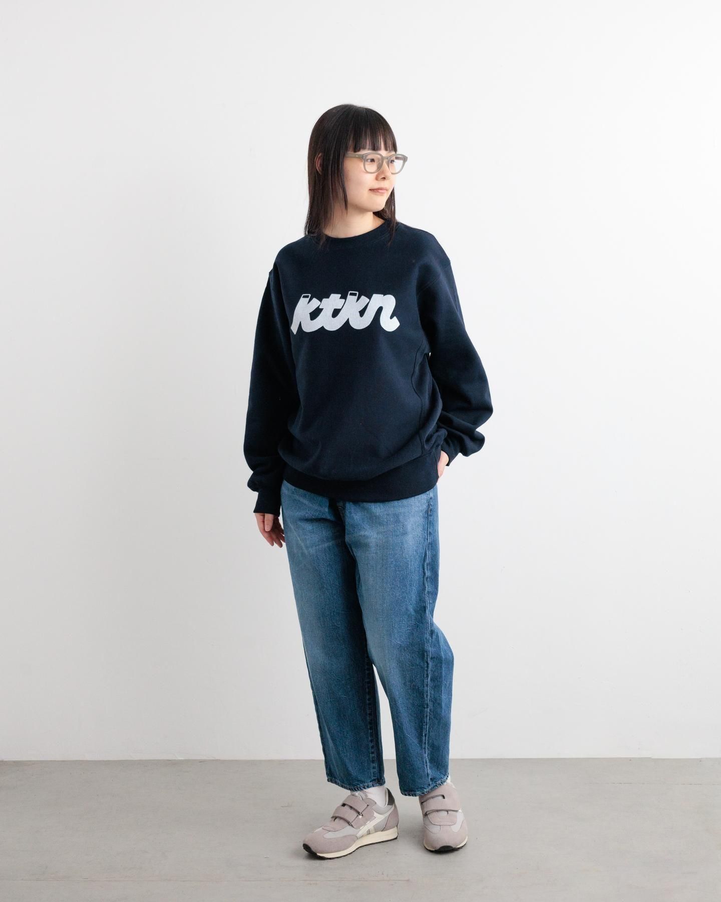 6JUMBOPINS ktknトレーナー (ミックスグレー×ネイビー) 【15周年記念